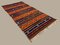 Vintage Turkish Red, Green, Blue & Orange Kilim 3