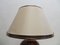 Large Vintage Italian Table Lamp with Porcelain Base by Paolo Marioni for Marioni 3