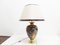 Large Vintage Italian Table Lamp with Porcelain Base by Paolo Marioni for Marioni 1