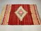 Large Vintage Turkish Wool Kilim Tribal Rug in Red and Beige, 1960s 4