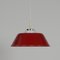 Danish Red Hanging Lamp by Bent Karlby for Lyfa, 1960s 7