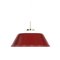 Danish Red Hanging Lamp by Bent Karlby for Lyfa, 1960s 1