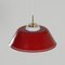 Danish Red Hanging Lamp by Bent Karlby for Lyfa, 1960s, Image 5