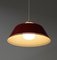 Danish Red Hanging Lamp by Bent Karlby for Lyfa, 1960s, Image 2