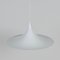White Semi Pendant Lamp by Claus Bonderup & Torsten Thorup for Fog & Morup, 1960s, Image 4