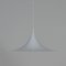 White Semi Pendant Lamp by Claus Bonderup & Torsten Thorup for Fog & Morup, 1960s 8