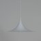 White Semi Pendant Lamp by Claus Bonderup & Torsten Thorup for Fog & Morup, 1960s, Image 8