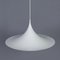 White Semi Pendant Lamp by Claus Bonderup & Torsten Thorup for Fog & Morup, 1960s 3
