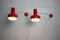 Adjustable Wall Lights by Josef Hurka for Napako, 1970s, Set of 2, Image 8