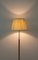 Lampada da terra Mid-Century in ottone e pelle di Falkenbergs Belysning, Scandinavia, anni '60, Immagine 7