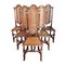 George I Style High Back Dining Chairs from Gill & Reigate, London, Set of 6, Image 3