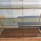 Regalsystem aus Bambus & Glas auf Schilfrohr Sideboard, 1960er 4