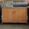 Brass Bamboo and Glass Shelving Unit on Cane Sideboard, 1960s 11