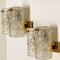 Bubble Glass Wall Sconces from Hillebrand, 1960s, Set of 3 3