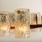 Bubble Glass Wall Sconces from Hillebrand, 1960s, Set of 3 7