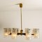 Bubble Glass Wall Sconces from Hillebrand, 1960s, Set of 3 19