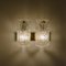 Bubble Glass Wall Sconces from Hillebrand, 1960s, Set of 3 16