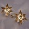 Brass Flower Ceiling or Wall Lights in the Style of Willy Daro, 1970s, Set of 3 2