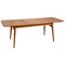 Danish Solid Teak Rectangular Top Dining Table, 1952 1