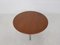 Mid-Century Teak and Metal Round Coffee Table, the Netherlands,1950s, Image 5