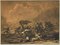 Battle Scene - Original Etching by Johan Christian Rugendas - 18th Century 18th Century, Image 1