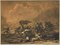 Battle Scene - Original Radierung von Johan Christian Rugendas - 18. Jahrhundert 1