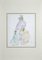 Figuras alegóricas - Aguafuerte coloreado a mano sobre papel de Leonor Fini - Siglo XX Siglo XX, Imagen 2