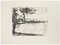 Landscape - Original Lithograph by Arturo Tosi - 20th Century 20th Century 1