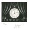 Horloge Originale sur Papier par Mario Avati - 1970s 1970s 1