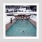 Snow Round the Pool Oversize C Print Framed in White by Slim Aarons, Immagine 2