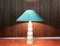 German Sculptural Glazed Ceramic Table Lamp, 1960s 10