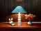 Lámpara de mesa alemana escultural de cerámica esmaltada, años 60, Imagen 17