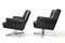 Black Leather Armchairs by H. W. Klein, Set of 2, Image 2