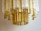 Italian Murano Glass Trilobi Ceiling Lamps from Venini, 1960s, Set of 2, Image 10