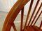 Silla auxiliar danesa de teca maciza de Erik Ole Jørgensen para Tram Chairs, años 60, Imagen 7