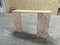 Mid-Century Modern Italian Console or End Table in Pink Portuguese Marble. 1970s 1