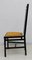 High Back Dining Chairs in Black Lacquered Wood, 1979, Set of 4 10