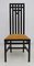 High Back Dining Chairs in Black Lacquered Wood, 1979, Set of 4 1