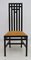 High Back Dining Chairs in Black Lacquered Wood, 1979, Set of 4, Image 1