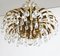 Large Brass and Crystal Chandelier from Palwa, Germany, 1960s, Image 5