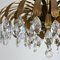 Large Brass and Crystal Chandelier from Palwa, Germany, 1960s 6