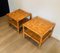 French Bamboo and Rattan Side Tables, 1970s, Set of 2 3