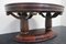 Art Deco Extendable Rosewood Dining Table, 1920s, Image 2