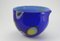 Vintage Pop Art Blown Glass Bowl Centerpiece 7