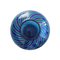 Blue & Green Twisting Murano Glass Vase from Venini, 1986 3