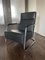 Vintage Leather and Tubular Steel Lounge Chair, 1980s 5