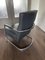 Vintage Leather and Tubular Steel Lounge Chair, 1980s 4