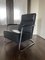 Vintage Leather and Tubular Steel Lounge Chair, 1980s, Image 7