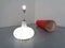 Lámpara de pie con soporte de vidrio iluminado de Doria Leuchten, años 60, Imagen 20