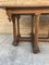 Antique Spanish Carved Church Table or Altar with Wood Stretchers 10